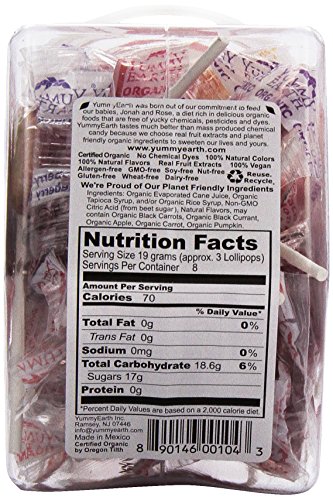 Yumearth Organic Fruit Lollipops, 6 Ounce Container #TOP4