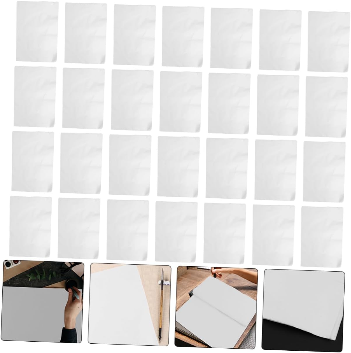 MINAOLULUS 120 Sheets Chinese Calligraphy Paper Multi-Function Xuan Rice Paper for Painting Writing Drawing Practice Suitable for Art Classes and Watercolor Crafting