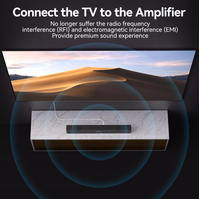 VENTION RCA Cable 2RCA Male to Male, 10M Cotton Braided, Hi-Fi Audio, Durable Gold-Plated Connectors, Aluminum Alloy Shell, Noise-Free Design for Home Theater, Amplifiers, Speakers, Turntables