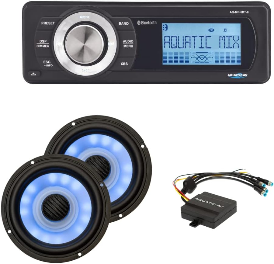 Kit Estéreo Ultra RGB Aquatic AV Para Harley 1998-2013