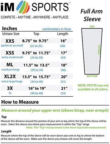 Miniatura 2 de iM Sports Miler - Enfriador de brazo para correr y mangas de compresión + fabricado en Estados Unidos - (par)