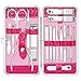 Manicure Pedicure Set Nail Clippers - 18 Piece Stainless Steel Manicure Kit, Professional Grooming Kit, Nail Tools with Luxurious Travel Case