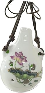 Mikinona Beginner Ocarina Flower Design Wind Instrument for Practice Musical Instrument with Beautiful Sound for Young Musicians