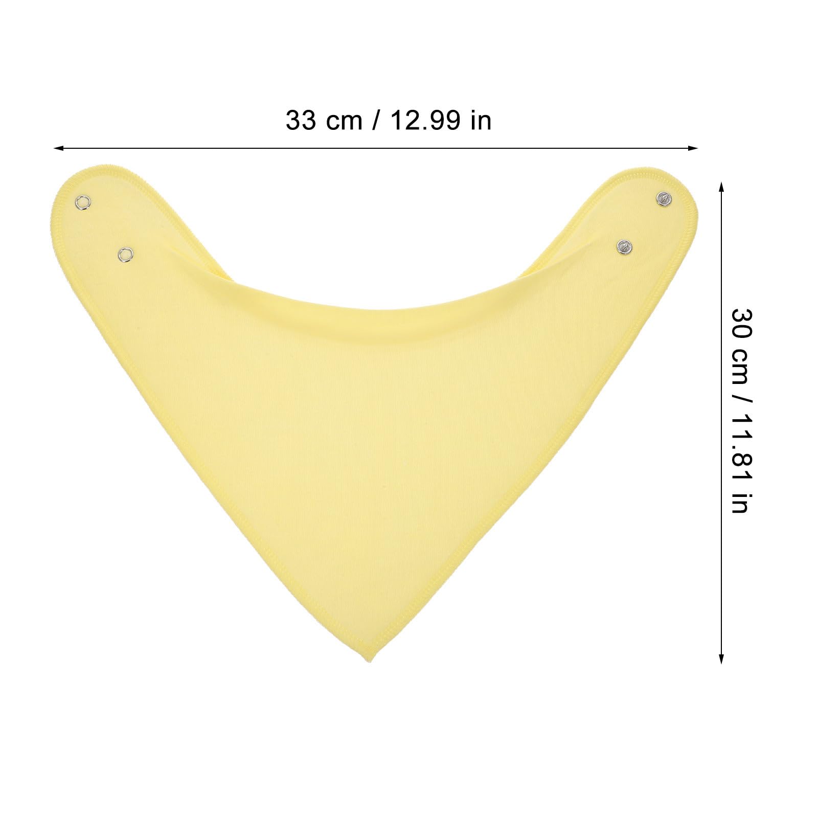 EXCEART 8 Piezas Babero Triangular para Ñiño, Algodón, Ligero y Lavable