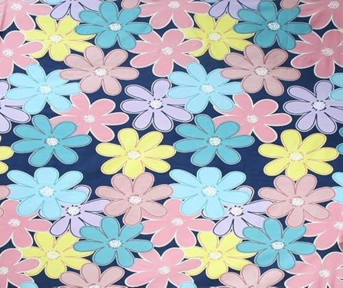 Image of Home Sizzler 210TC Floral Single Bedsheet with 1 Pillow Cover