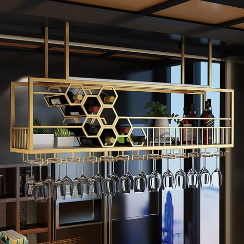 Support mural pour verres à vin suspendu pour libérer de l'espace de bar - 5