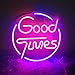 Neon Signs Good Times LED Acrylic Sign Blue Pink Neon Light LED Wall Signs USB Operated Party Lights Bar Sign Décor Game Room Setup for Teen Boys Bedroom Man Cave Sign (B. GT)