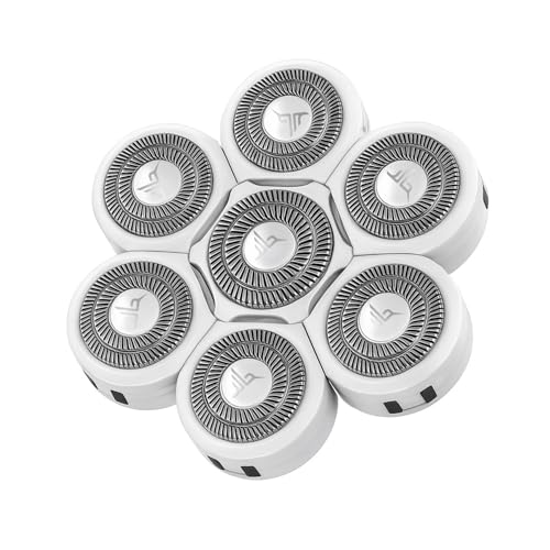 HUMMINGBIRD Flexy Electric Razors for Women Replacement Blade Head – Genuine Blade Head Refill, Easy to Install, Hypoallergenic Stainless-Steel Blades, Seven Blade Rotary Head (Replacement Blade Only)
