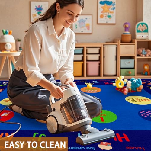 Large Classroom Rug, 6.56Ft ×9Ft Kids ABC Rugs for Toddler Playroom, Education Preschool Carpet for Learning Alphabet, Numbers, Words, Area Elementary Playmat for Daycare Nursery Kindergarten by Bodoniy - Image 7