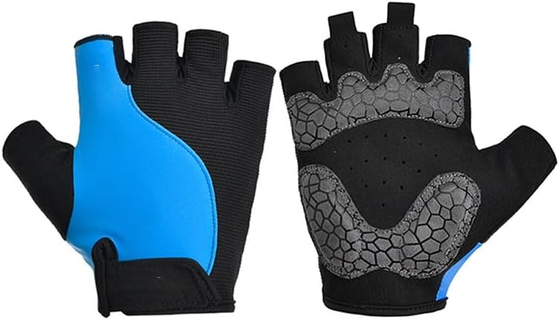 Outdoor Cycling Half Finger Nylon Gloves Fitness Sports Dumbbell Weightlifting