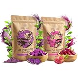 Mary Rose Geschenkset Matcha Alternative Pink & Purple – Drachenfrucht & Ube Pulver 2x50 g – Natürliche Farben, exotische Aromen, ideal für Latte, Smoothies & kreative Getränke