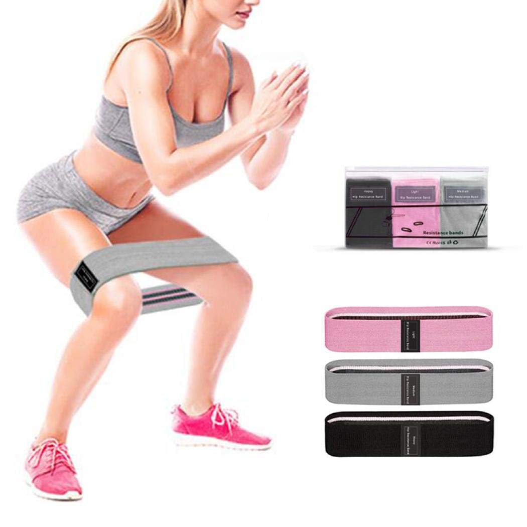 AYES 3 Packs Resistance Bands Exercise Loops,Workout Booty Bands for Hips, Glutes, Legs Whole Body, Durable Fitness Exercise Bands for Pilates, Yoga Body Building