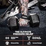 RDX Lifting Straps for Weightlifting –100% Cotton Heavy Duty Gym Wrist Strap with 5MM Neoprene Padding, 60CM Anti-Slip Hand Grip Wraps for Deadlifts Powerlifting Workouts Strength Training, Men Women - Image 4