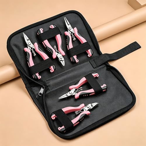 Alicates de mano multiusos para electrónica con mango ergonómico y minitallaje 5
