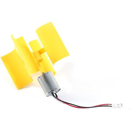 Amazon Co Jp 垂直風力発電機 学習 実験キット 科学モデルに適応 手作り用風力モーター 垂直型 マイクロ モータブレード 小型モーター 風力エネルギー Diyキット ブレードブリーズ おもちゃ