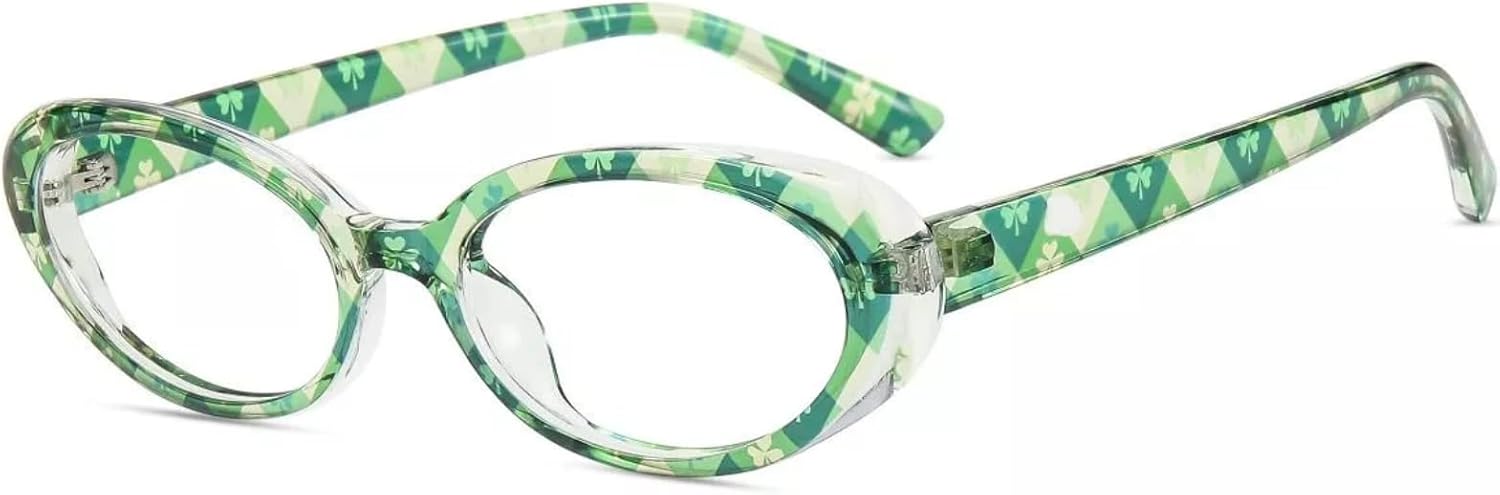 Firmoo Blue Light Blocking Glasses Women Retro Cat Eye Fashion Glasses TR-90 Frame Anti Eyestrain