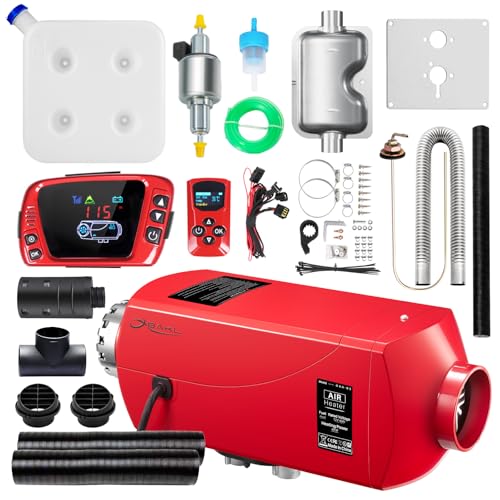 OBAKL Diesel Heater 12V 8KW with Talking LCD Controller, Aluminum Housing