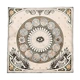 KAHDGSS Patrón De Ojos Tarots Mantel Tarjeta Adivinación Tapiz Astrología Brujería Cubierta Tela Decoración Patrón Ojos Tarots Tarjeta Cubierta Espiritual