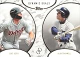 2025 TOPPS DYNAMIC DUALS #30 COLT KEITH/ALAN TRAMMELL DETROIT TIGERS BASEBALL OFFICIAL TRADING CARD OF MLB