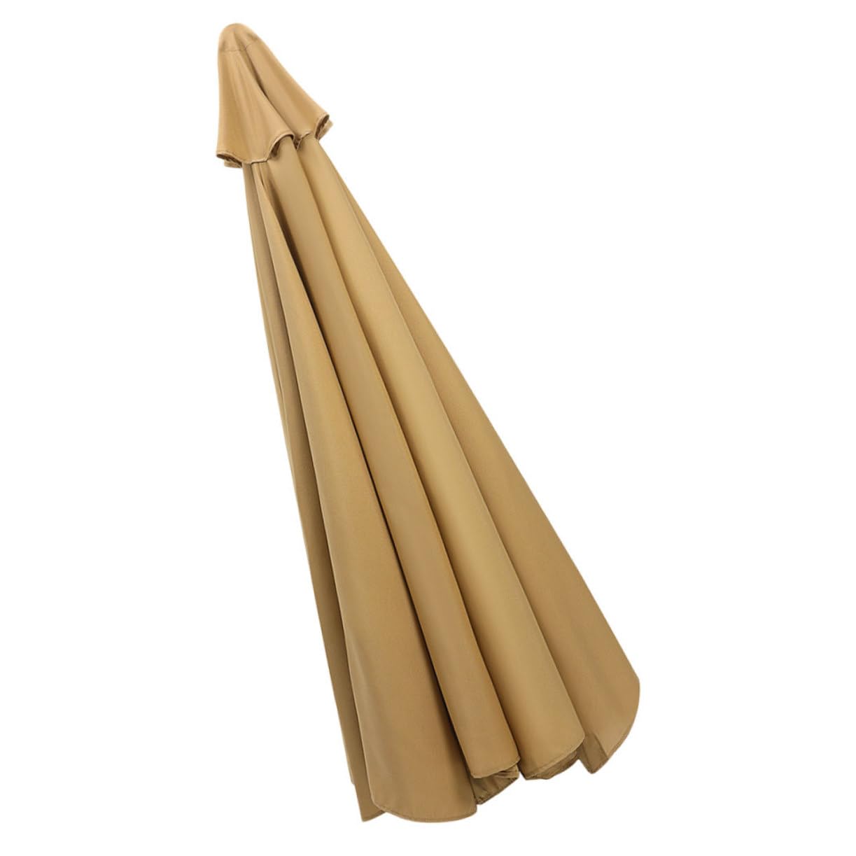 Toile de remplacement pour parasol déchiré ou décoloré : rénovez votre auvent pliable en kaki