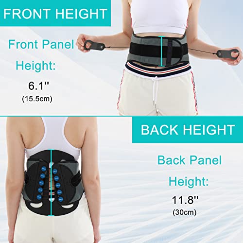 Lso Back Brace With Removable Decompression Panel Back Support& Back Cover For Free,Pulley System Lumbar Support Belt For Sciatica Pain, Disc Injury And After Laminectomy Or Spinal Fusion Surgery(Xl) #TOP6