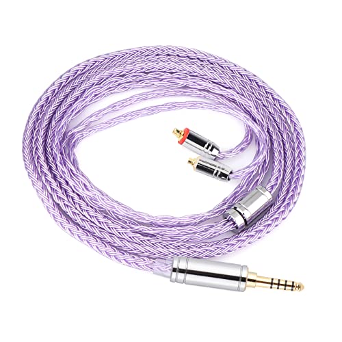 Tripowin Zonie 16 �R�A�[�⃁�b�L�P�[�u����SPCHIFI�C���z���A�b�v�O���[�h�P�[�u�� (4.4mm-MMCX, Lavender)