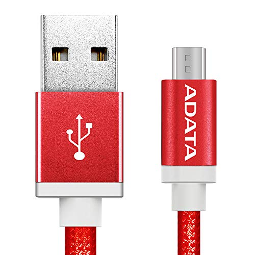 ADATA 1m, USB2.0-A/USB2.0 Micro-B 1m USB A Micro-USB B Red