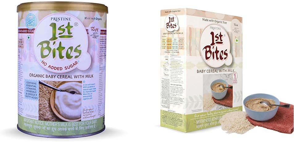 1st Bites - (6 Months - 24 Months), Rice, 400g & Rice Stage - 1, 300g Combo