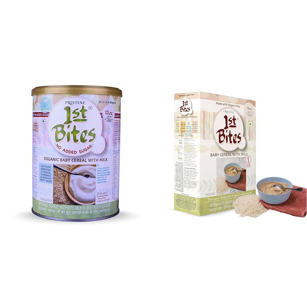 1st Bites - (6 Months - 24 Months), Rice, 400g & Rice Stage - 1, 300g Combo