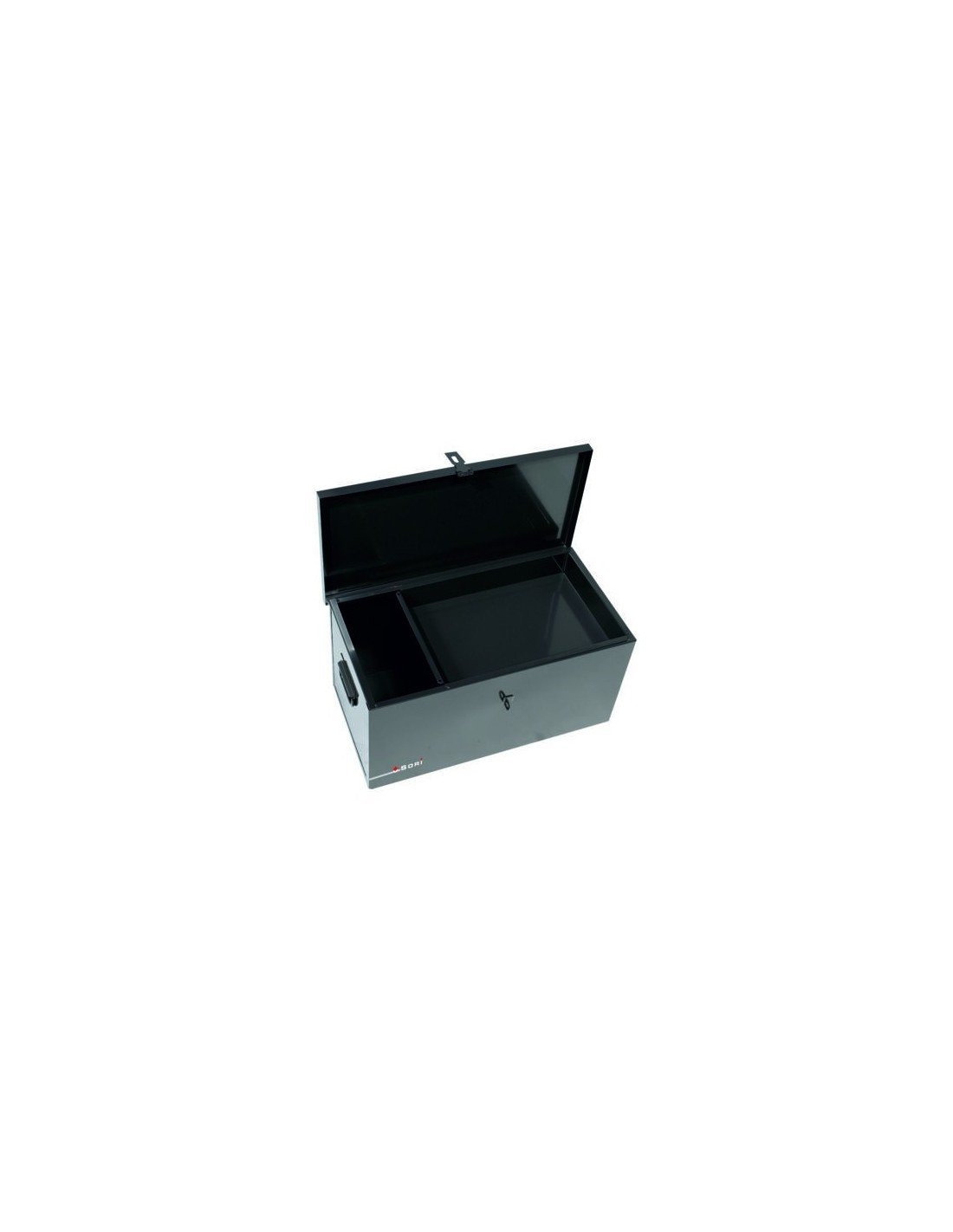 Coffre chantier cr850x350x350 étanche avec bac de rangement amovible