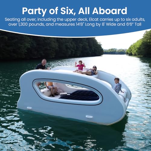 GOSUN All-Electric Solar Powered Boat | Eco-Friendly, Long-Range & Portable Solar-Powered Watercraft | Dual Charging, Silent Electric Propulsion, Zero-Emission PVC Boat