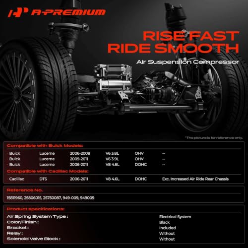 A-Premium Air Suspension Compressor Pump Compatible with Buick, Cadillac by A-Premium - Used condition - Image 2