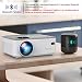 Proyector WiFi, FANGOR Mini Proyector Portátil Bluetooth Proyector 5500 lúmenes Proyector de...