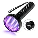 ESCO LITE UV Flashlight Black Light, 100 LED 395 nM Ultraviolet Flashlights UV Blacklight Detector for Dog Urine, Pet Stains