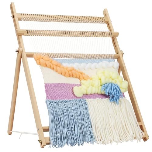 Loom Frame, DIY Textile Sewing Tools, Extra Large Frame Tapestry, Multi-Craft Hand Weaving Loom for Beginner Adults and Kids