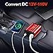 400W Car Power Inverter PD 30W Fast Charging,Vansoet DC 12V to AC 110V Car Inverter Aluminum Housing,USB C PD30W and USB-A QC 18W Port - Dual AC Plug Adapter Outlet for Vehicles,Laptop,Phones,Camera