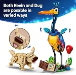 LEGO Disney and Pixar Kevin & Dug Building Toy - 'Up' Movie Set for Girls & Boys, Ages 9+ - Disney Gift for Kids & Fans - Kids Bedroom or Desk Decor - 43290