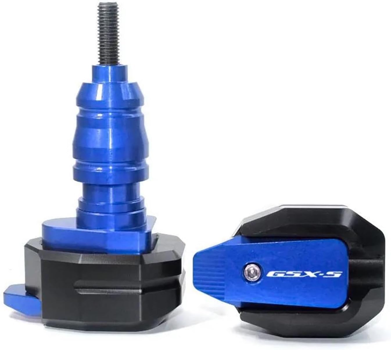 Falling Protection For SUZUKI GSX-S 750 GSX-S 1000 GSX-S750 GSX-S1000 GSXS Falling Protection Frame Slider Fairing Guard Crash Pad Protector upgrade accessories(Blue,GSXS logo)