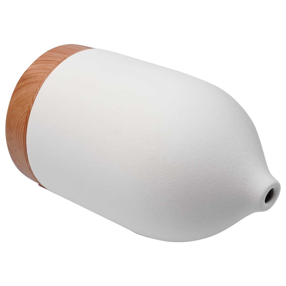 Sarini Diffusore di aromi in Ceramica, diffusore di Oli Essenziali Bianchi, diffusore di aromaterapia, diffusore di Oli profumati, Senza BPA, spegnimento Automatico, Spa per casa e Ufficio