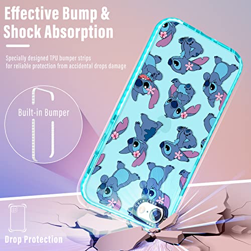 Coralogo For Iphone Se 2022/Se 2020/8/7/6/6S Case Cute Cartoon Character Cover Kawaii Girly Girls Teens Boys Kids Bumper Flower Stih Phone Cases Clear Design For Iphone Se2022/Se2020/8/7/6 4.7" #TOP3