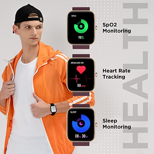 Image of Fire-Boltt Neptune Smartwatch 1.69 inch Full Touch HD Display with 240 * 280 High Res, 5ATM Water Resistance, 118 Sports Modes with Fast Charging, SpO2 Monitoring, Games