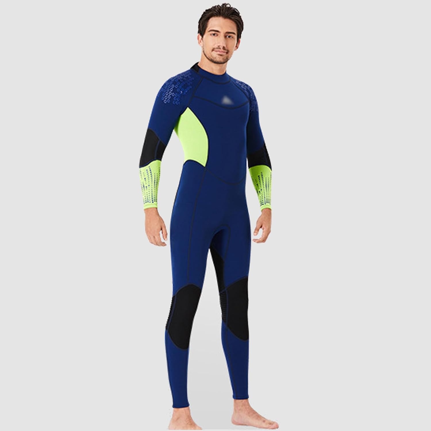 Mens Womens Thickened Wetsuits, 3mm Neoprene Wet Suit Back Zip in Cold Water for Surfing Swimming Diving
