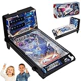 🌱【Style Arcade rétro avec effets de lumière sympas】 Plongez dans la nostalgie avec le design de tir au flipper de machine d'arcade rétro. Les lumières vibrantes et colorées et les sons authentiques créent une expérience de jeu de flipper immersive et passionnante qui captive les enfants et les adultes.