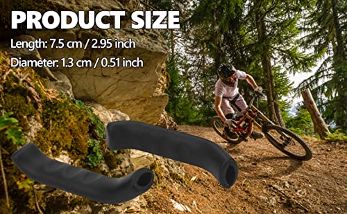 Ycle Brake Lever Grip Protector Cover 5 Colors Anti Slip Brake Handle Silicone Sleeve For Mountain Road Bike Cycling 1 Pair(Black) Shimano 600 Hoods Mtb Brake Lever Grips Break Cover Bike #TOP6