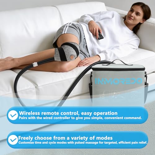 Image of Remote Control Cold Therapy Ice Machine for Knee After Surgery Recovery FSA