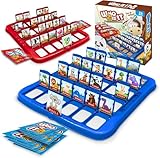 Quién Es Quién? Quién es Divertido Juego de Mesa Juego de Adivinanzas 96 Piezas Cartas Familiares Juegos de Preguntas Actividades Recreativas para Familias y Fiestas