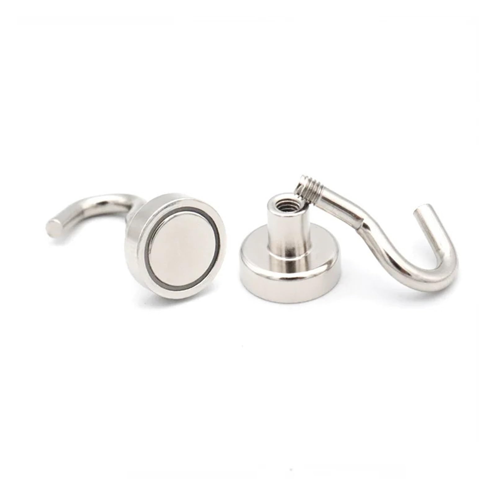 Genérico 10 imanes de neodimio gancho magnético fuerte dorados diámetro 20/25/36/42/48 mm, compatibles con el hogar, la cocina, lugar trabajo, etc(KNE42mm Hold 66kg)