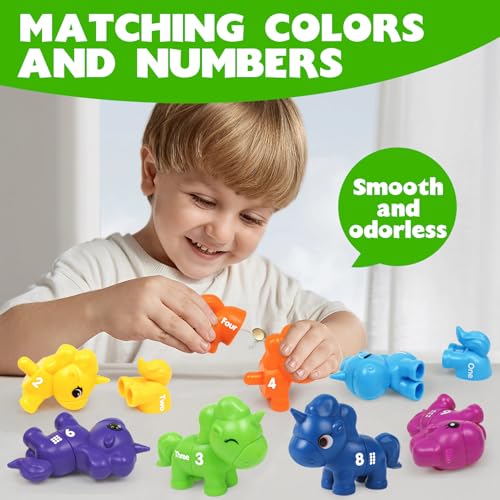 Image of Numbers Matching Game Fine Motor Toy, Toddler Number Learning Toys,1 2 3 Educational Learning Sensory Sorting Toys Preschool Math Games Activities Sets for Toddlers Kids