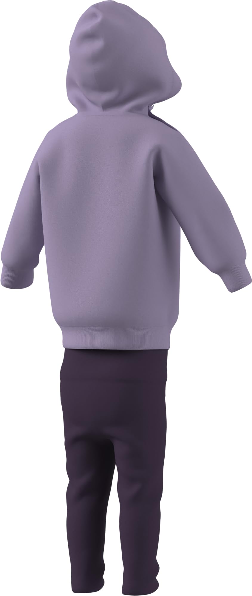 adidas Unisex - Bimbi 0-24 Little Girls Hooded Fleece Jogger Set