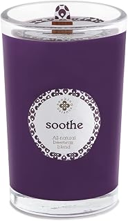 Root Candles Seeking Balance Wood Wick Spa Candle Aromatherapy Candles, 8-Ounce, Soothe: Bay Leaf & Birch